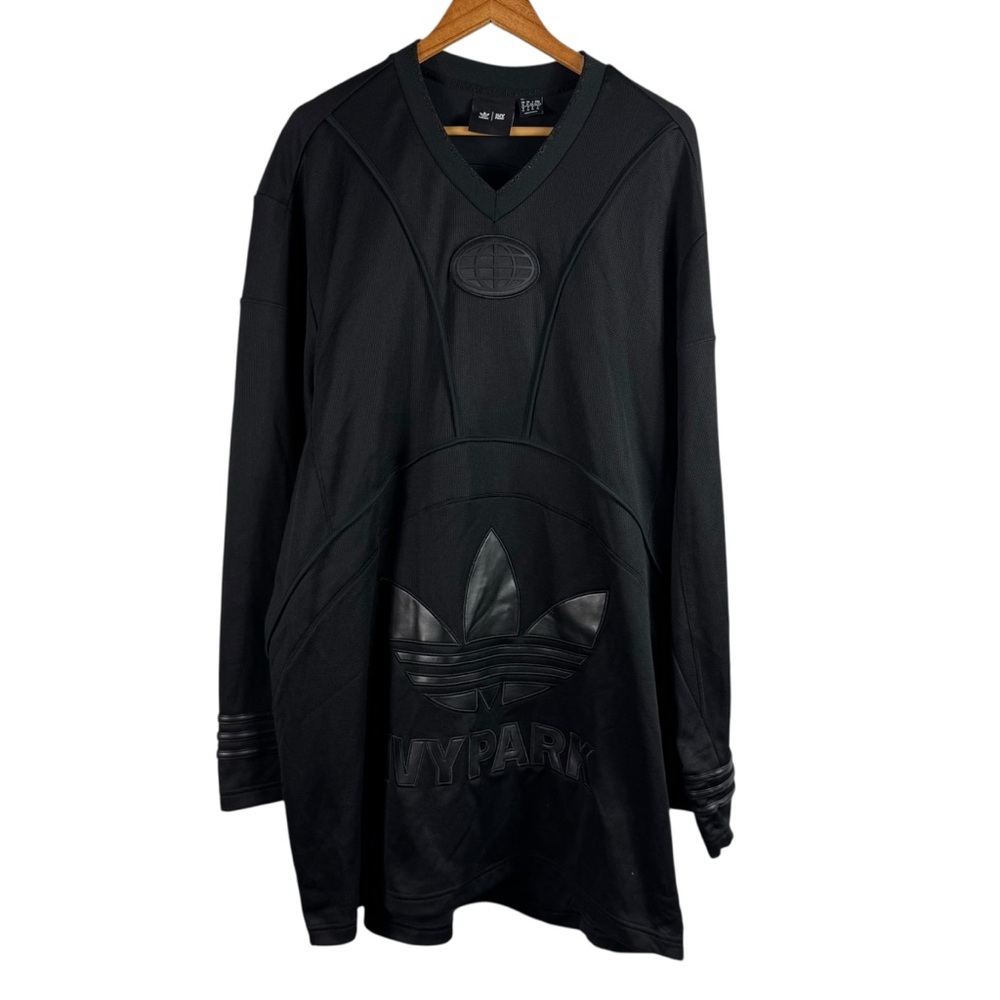 adidas IVY PARK Mesh Jersey Triple Black Beyonce Originals Long Oversized XL
